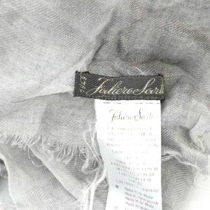 Faliero Sarti レター ストール カシミヤ混 グレー