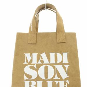 MADISONBLUE GRAMERCY PAPER BAG TOKYO ハンドバッグ トートバッグ ロゴ 茶色 ブラウン