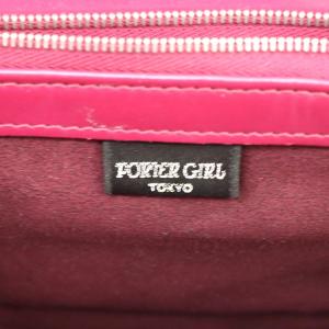 PORTER 吉田カバン ポーターガール GIRL ショルダーバッグ レザー ボルドー
