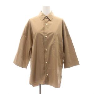 J.BRADLEY SHIRT シャツ 九分袖 チュニック丈 01 ベージュ /MI OS