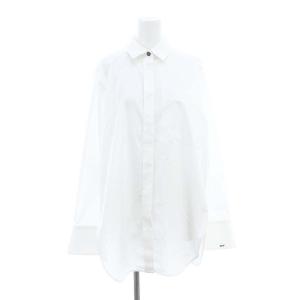 24SS SOLID-SLEEVE SHIRT ホワイト
