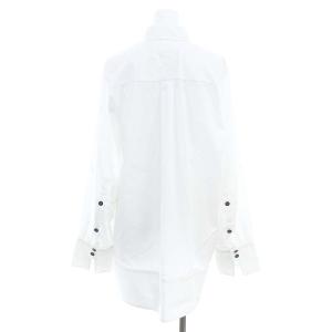 ENFOLD 24SS SOLID-SLEEVE SHIRT ホワイト