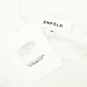 ENFOLD 24SS Washable Compact Basic T-Shirt Tシャツ カットソー 半袖 38 白 ホワイト