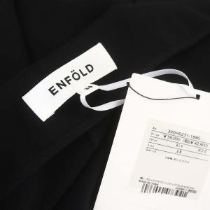 ENFOLD 24SS FLARE SLIT JUMPER SKIRT スリット 38 ブラック