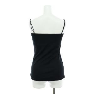 Deuxieme Classe LALA VIE 別注 23AW キャミソール カットソー ノースリーブ S 黒 ブラック