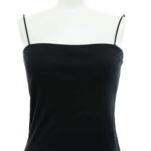 Deuxieme Classe LALA VIE 別注 23AW キャミソール カットソー ノースリーブ S 黒 ブラック