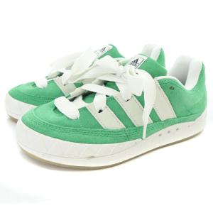 adidas アディマティック スエードスニーカー ロゴ 23.5cm 緑 グリーン GZ6202