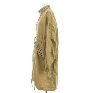 Mame Kurogouchi CARDIGAN EMBROIDERED MILITARY COAT 1 ベージュ