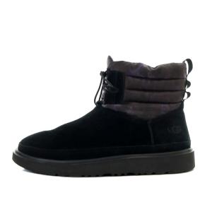 UGG australia CL MINI LACE WEA SMOKESCREEN ブーツ ショート フラット スエード US10 28cm 黒 ブラック
