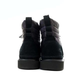 UGG australia CL MINI LACE WEA SMOKESCREEN ブーツ ショート フラット スエード US10 28cm 黒 ブラック