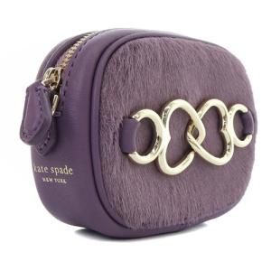 kate spade new york 渡辺直美 micro camera ショルダーバッグ ミニ ポーチ ハラコ 紫 パープル