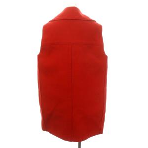 MARNI ウールフェルトベストコート 36 レッド
