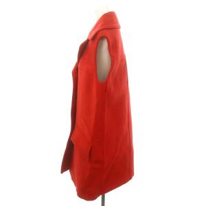 MARNI ウールフェルトベストコート 36 レッド