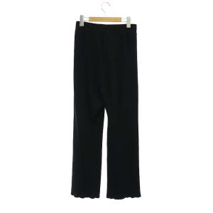 L'Appartement 22SS Rib Knit Pants パンツ 34 XS 黒 ブラック