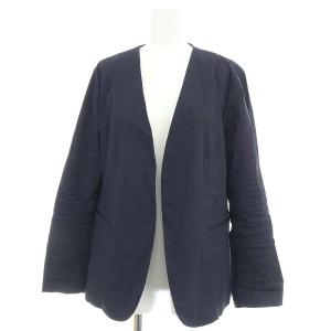 Theory 23SS Eco Crunch Wash Treeca Pull On LINDRAYIA B UL セットアップ 上下 ノーカラージャケット