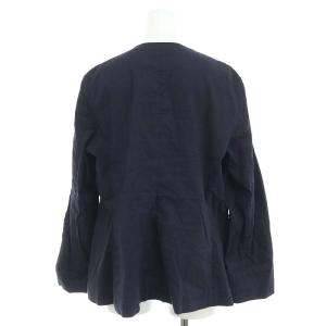 Theory 23SS Eco Crunch Wash Treeca Pull On LINDRAYIA B UL セットアップ 上下 ノーカラージャケット