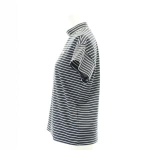 BRIEFING 24SS WOMENS STRIPE HIGH NECK RELAXED FIT カットソー プルオーバー 半袖 ボーダー