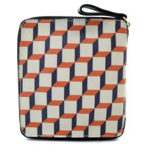 PIERRE HARDY CUBE 財布 二つ折り ラウンドジップ ライトグレー