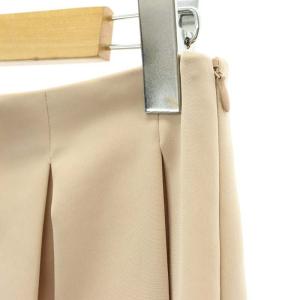 FOXEY NEW YORK SKIRT MILANESE スカート フレア ひざ丈 タック 38 S ピンクベージュ /AT OS