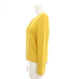 FOXEY Everyday Cardigan 38 イエロー 39955