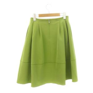 FOXEY NEW YORK Baron スカート 膝丈 フレア 38 オリーブグリーン 38326