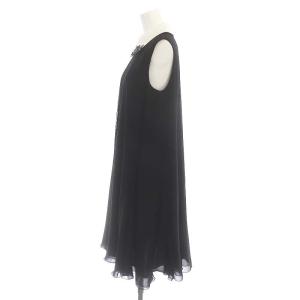 FOXEY BOUTIQUE Dress Freesia ワンピース 38 ブラック ホワイト 41018