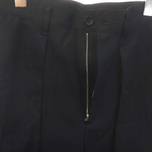 Plage 24SS CHINO ワイドパンツ タックパンツ テーパード 38 黒 ブラック