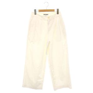 コットン パンツ ワイド ジッパーフライ 1 白 ホワイト IM01FF035