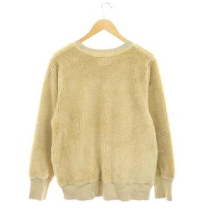 WTAPS GRIZZLY LS/SWEATSHIRT.COPO トップス スウェット カットソー 長袖 ボア S ベージュ