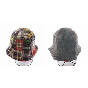 NEIGHBORHOOD パッチワークリバーシブル チューリップハット 帽子 M マルチカラー