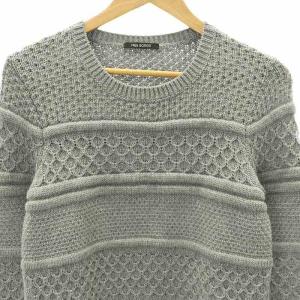 Neil Barrett ニット セーター 長袖 クルーネック XXS グレー