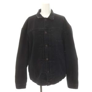 22SS L'Appartement BLACK DENIM JACKET ジャケット Gジャン コットン F ダークグレー