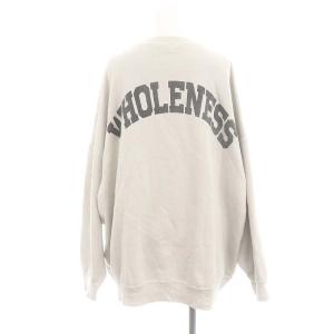 Deuxieme Classe relaxing スウェット トレーナー 長袖 プルオーバー コットン グレー F 黒 ブラック