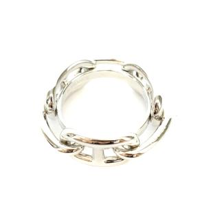 HERMES スカーフリング 90 レガート シルバー色 OH