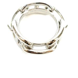 HERMES スカーフリング 90 レガート シルバー色 OH