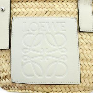 LOEWE バスケットバッグ スモール かごバッグ ベージュ ホワイト