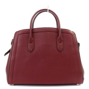 kate spade new york ハンドバッグ サイドリボン レザー ボルドー