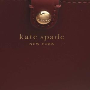 kate spade new york ハンドバッグ サイドリボン レザー ボルドー