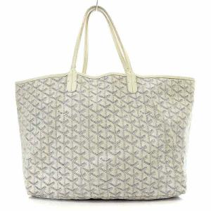 GOYARD サンルイPM トートバッグ ショルダーバッグ 総柄 PVC ポーチ付き ホワイト