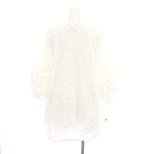 nagonstans 24AW drawstring balloon t-shirt Tシャツ 五分袖 M ホワイト