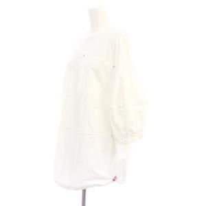 nagonstans 24AW drawstring balloon t-shirt Tシャツ 五分袖 M ホワイト