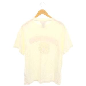 REMI RELIEF ビッグプリントTシャツ カットソー 半袖 S 白 ホワイト マルチカラー