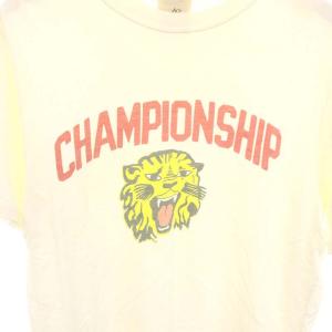 REMI RELIEF ビッグプリントTシャツ カットソー 半袖 S 白 ホワイト マルチカラー