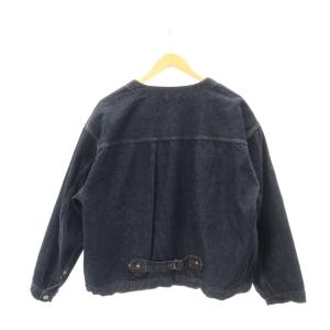 KAPTAIN SUNSHINE 23SS S23SJK19No Collar Denim Jacket 38