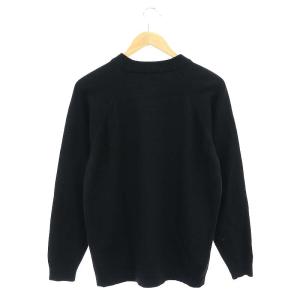 ATON エイトン Wool Washi Crew Neck Sweater セーター ニット 長袖 04 黒 ブラック