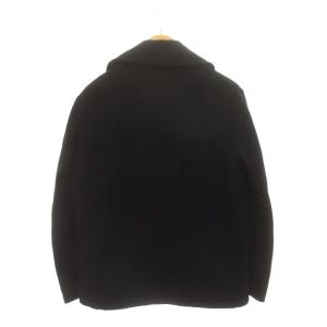BEAMS FIDELITY ダブルPコート アウター ショート ウール L 黒 ブラック