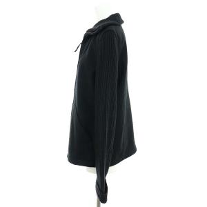 MAX&CO. リブニット 切替 ジップアップ ジャケット ブルゾン 38 M 黒 ブラック