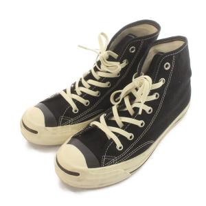 CONVERSE 1CL811 BIOTOP別注 JACK PURCELL PP RH HI スニーカー US5 24cm 黒 ブラック