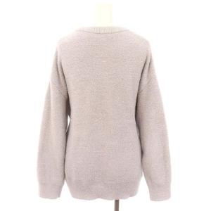 gelato pique 23AW セットアップ 上下 シュナウザージャガードプルオーバー＆ロングパンツ ニット 長袖 ワイドパンツ イージー 部屋着