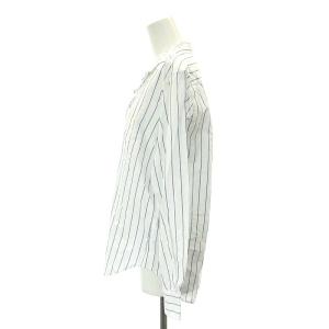 Frank&Eileen フランクアンドアイリーン 24SS EILEEN ストライプ シャツ ブラウス 長袖 XXS 白 青 ホワイト ブルー /DF OS